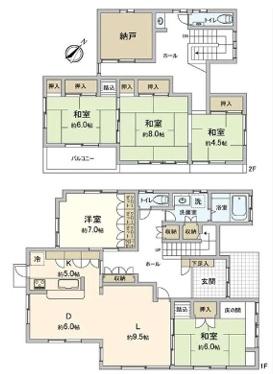 入間市東町７丁目　敷地約５８坪　中古戸建