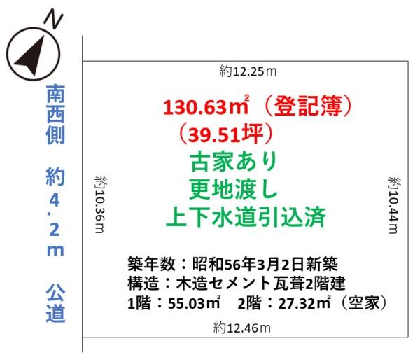入間市大字野田の土地
