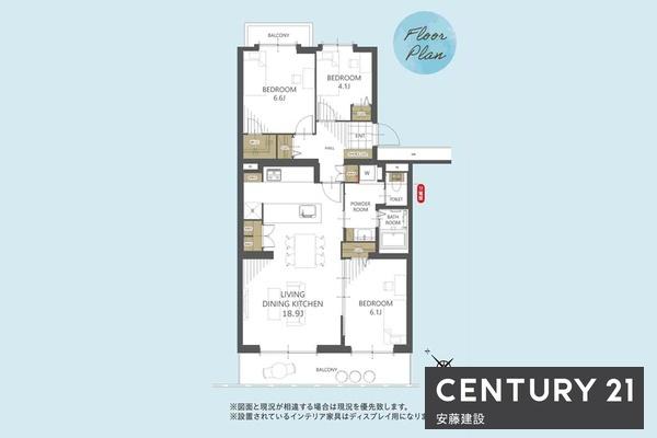 入間リバーサイド32号棟　1階