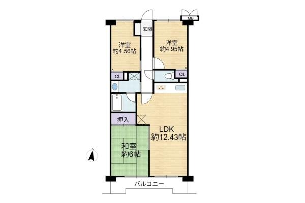 朝日パリオ新狭山　３階