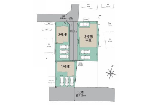 狭山市柏原14期　新築全3棟　1号棟
