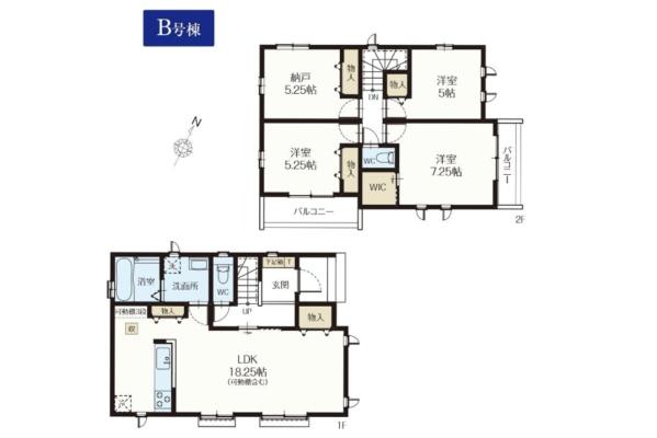 入間市東町４丁目　新築全２棟　Ｂ号棟