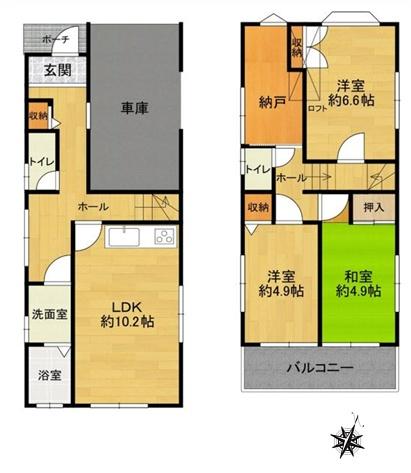 入間市豊岡5丁目 平成9年築 中古戸建