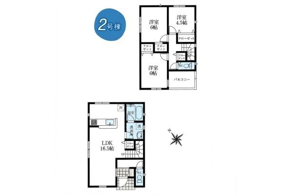 入間市扇台第14　新築全5棟　2号棟