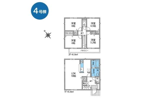 入間市扇台第14　新築全5棟　4号棟
