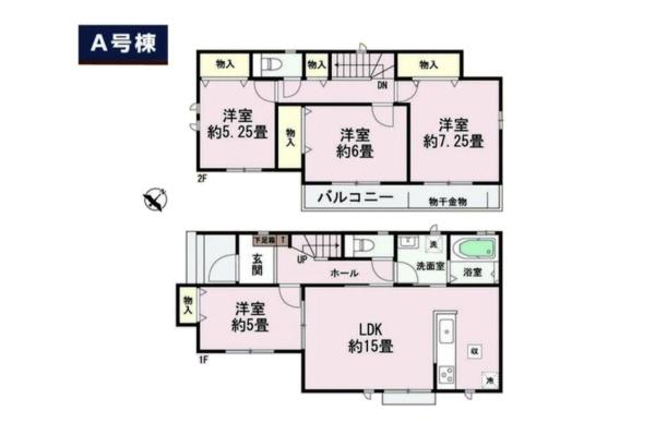 川越市南台２丁目４番　新築全２棟　Ａ号棟