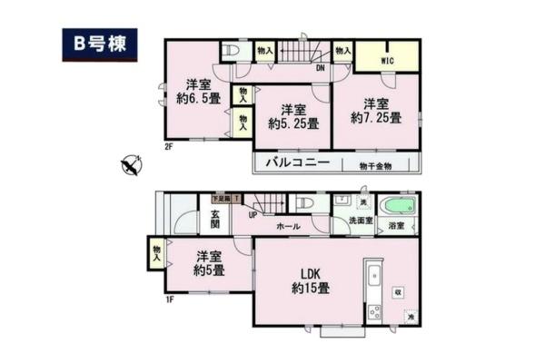 川越市南台２丁目４番　新築全２棟　Ｂ号棟