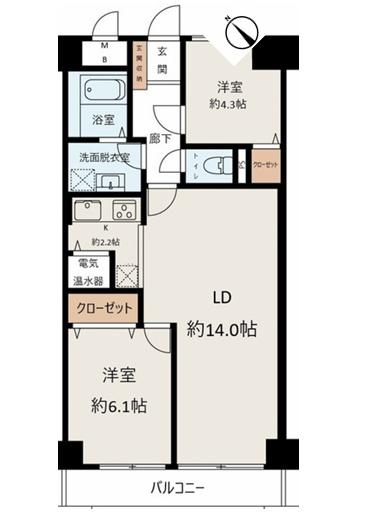 新狭山パークハイツ　２階