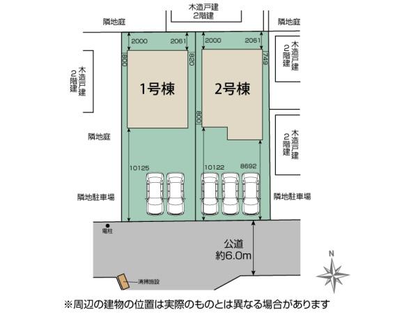 狭山市狭山台２丁目　新築全２棟　１号棟