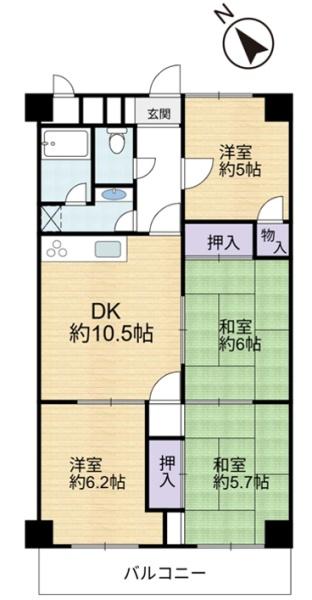 ヴァンヴェール入間　2階