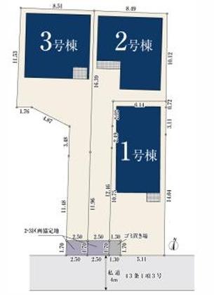 所沢市向陽町　新築全３棟　２号棟