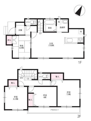 入間市久保稲荷1期 令和2年築 中古戸建