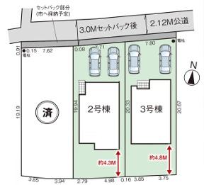 飯能市双柳３０期　新築全３棟　２号棟