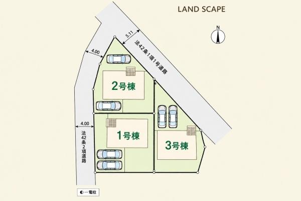 飯能市川寺第15　新築全3棟　2号棟