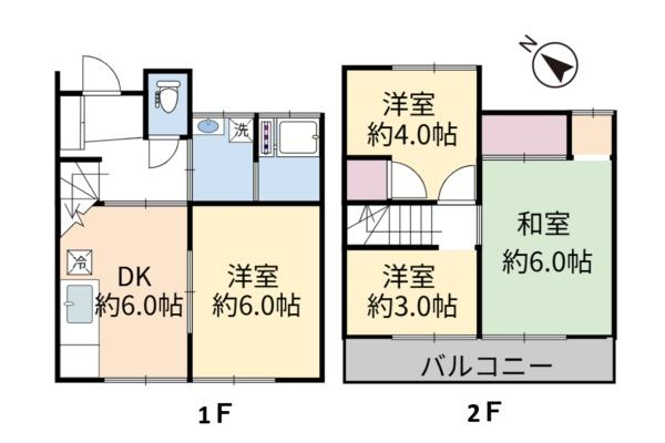 狭山市入間川4丁目　連棟式住宅