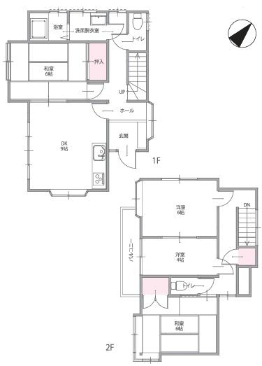 狭山市柏原1期 平成2年築 中古戸建