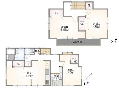 飯能市岩沢 敷地約40坪 中古戸建