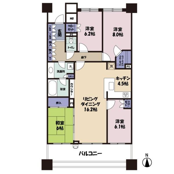 パークハウスつくば研究学園けやきレジデンス壱番館　18F