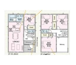つくば市台町2丁目の新築一戸建