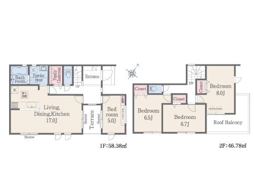 つくば緑が丘第1期　新築分譲住宅