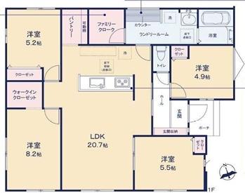 つくば市古来1期2号棟「平屋」　新築分譲住宅