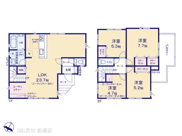 船橋市金杉８丁目の新築一戸建