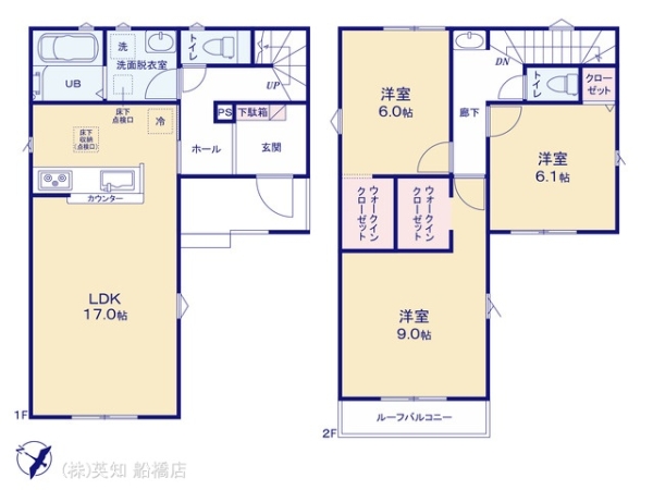船橋市南三咲１丁目の新築一戸建