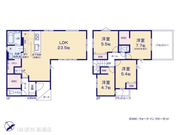 船橋市坪井西１丁目の新築一戸建