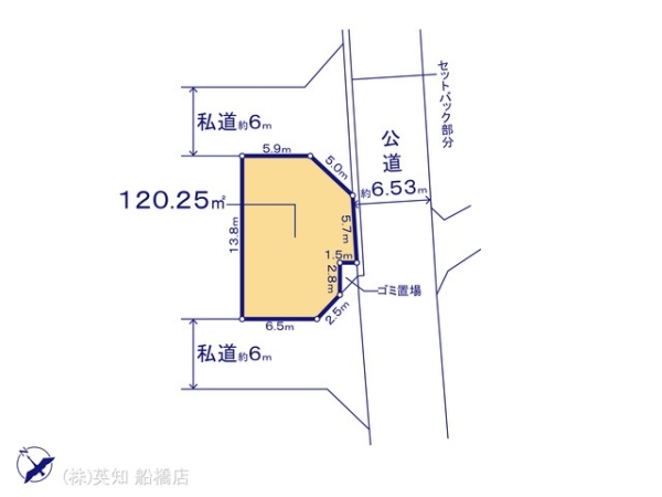 船橋市松が丘１丁目の売土地