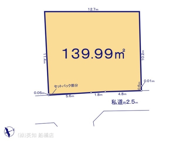 鎌ケ谷市北中沢２丁目の売土地