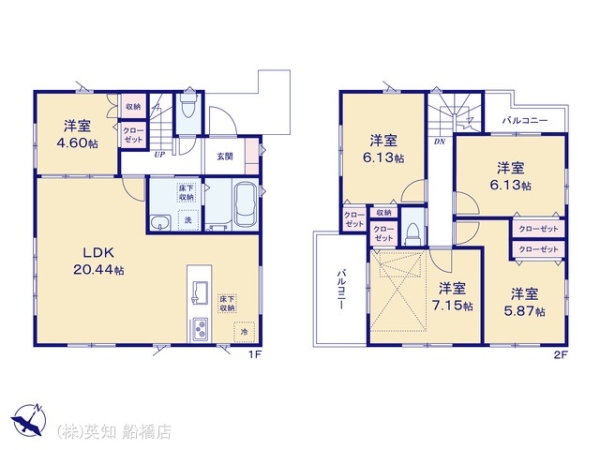 船橋市藤原７丁目の新築一戸建