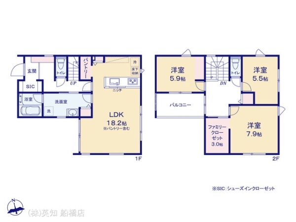 船橋市坪井東１丁目の新築一戸建