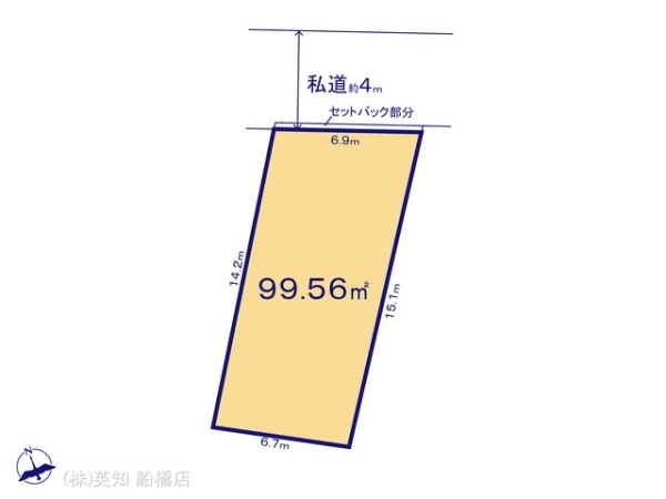 船橋市行田1丁目の売土地