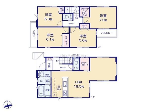 千葉市若葉区みつわ台　新築戸建　２号棟