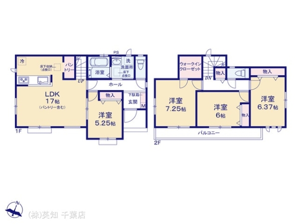 四街道市下志津新田の新築一戸建(間取り)