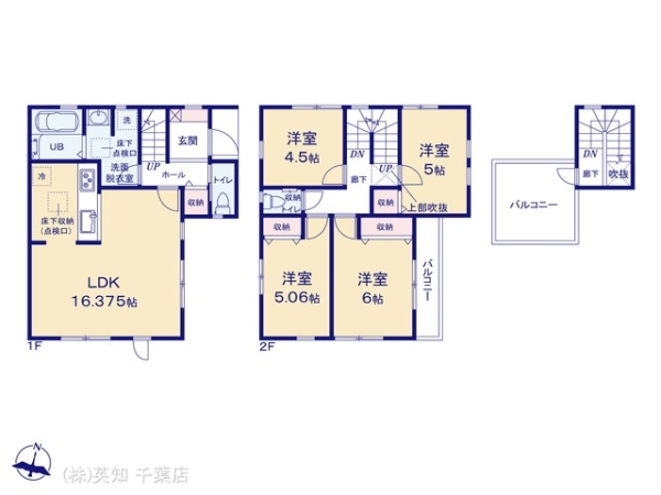 千葉市中央区亀岡町の新築一戸建(間取り)