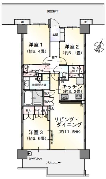 ルネ船橋新高根レジデンシャルヴィラ　410号室