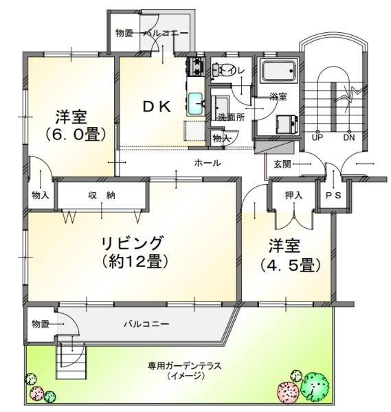 谷津遊園ハイツＩ棟106