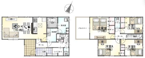 四街道市千代田２丁目の新築一戸建