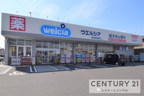 君津市坂田の土地(ウエルシア君津西坂田店)