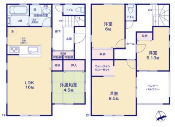 木更津市岩根4丁目　新築一戸建て　19号棟