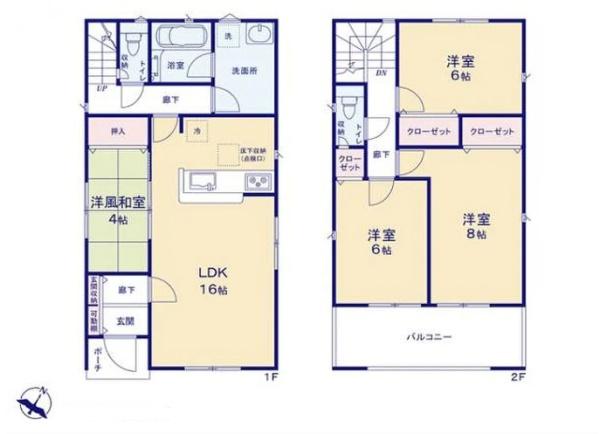 袖ケ浦市蔵波台7丁目　新築一戸建て　第9　1号棟
