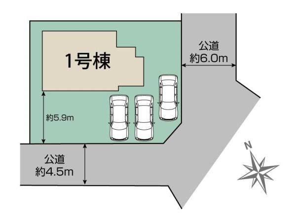 袖ヶ浦市久保田　新築一戸建て　1号棟