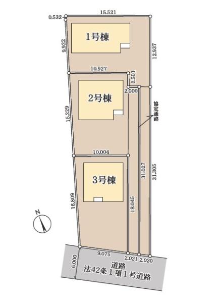 木更津市中島　新築一戸建て　3号棟
