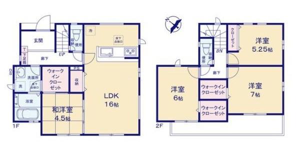 木更津市畑沢1丁目　新築一戸建て　1号棟