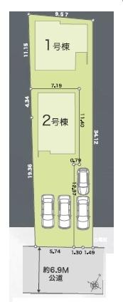 木更津市中央1丁目　新築一戸建て　第1期　1号棟