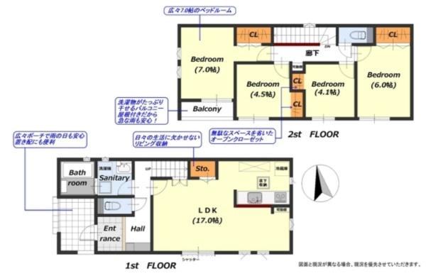 木更津市祇園2丁目　新築一戸建て　第1期　2号棟