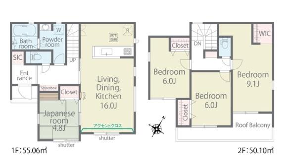 木更津市永井作　新築一戸建て　01期　5号棟