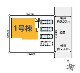 君津市外箕輪2丁目　新築一戸建て　3期　1号棟