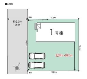 富津市青木4丁目　新築一戸建て　01期　1号棟